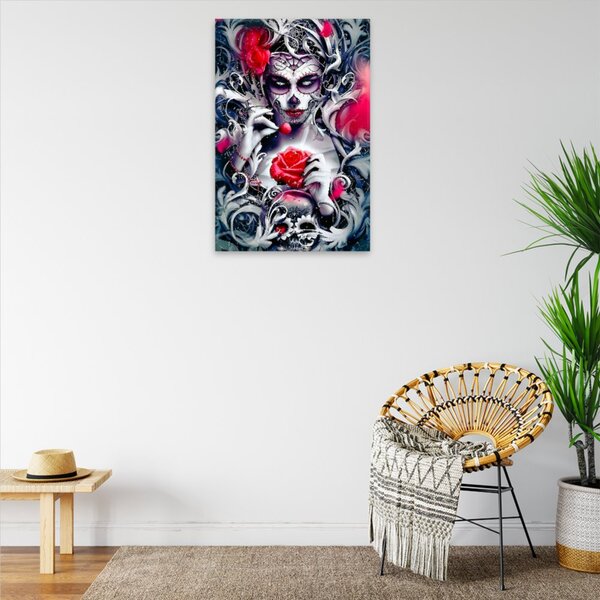 Obraz na plátně - Den mrtvých - 40x60 cm - CZ výroba