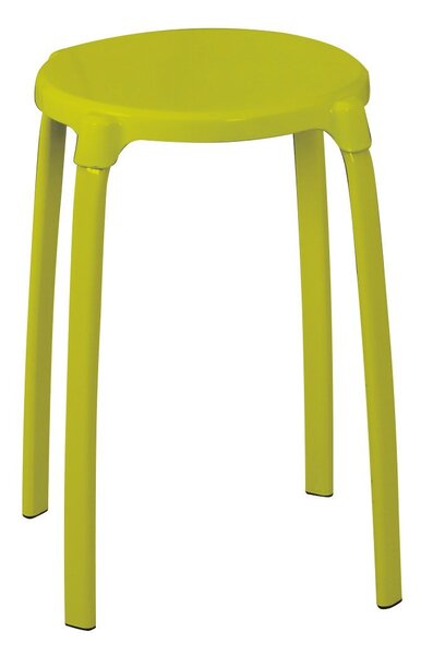 Ridder Výprodej Stolička do koupelny, zelená - v. 46,5 cm, pr. 30 cm A1050105