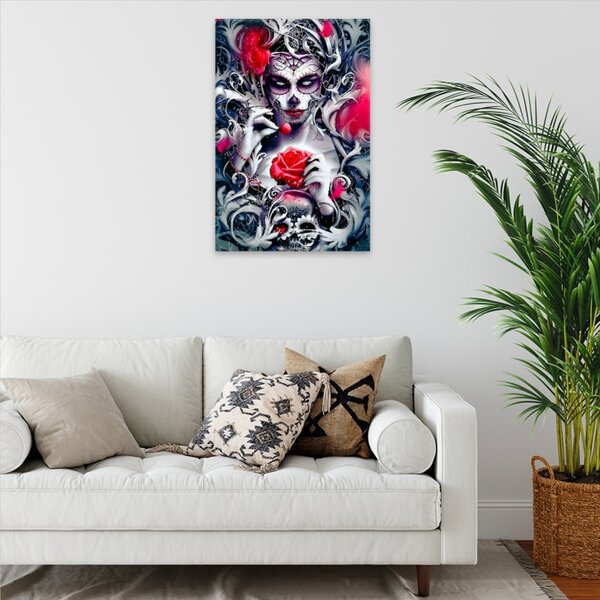 Obraz na plátně - Den mrtvých - 40x60 cm - CZ výroba