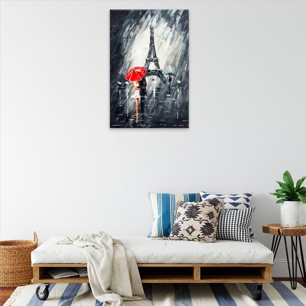 Obraz na plátně - Pod Eiffelovkou - 40x60 cm - CZ výroba