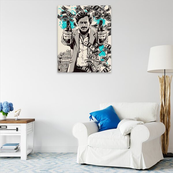 Obraz na plátně - Pablo Escobar 01 - 40x50 cm - CZ výroba