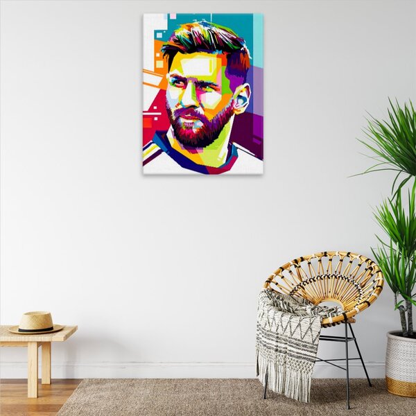 Obraz na plátně - Messi 01 - 30x40 cm - CZ výroba