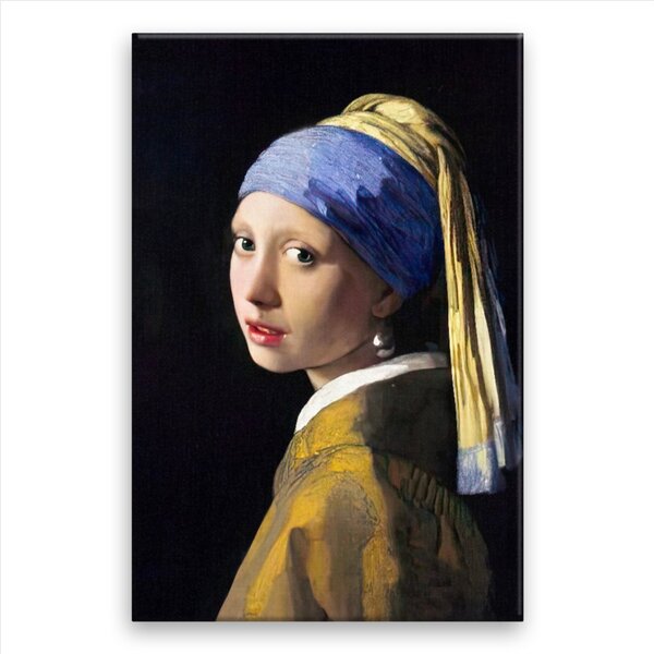 Obraz na plátně - Dívka s perlou Johannes Vermeer - 40x60 cm