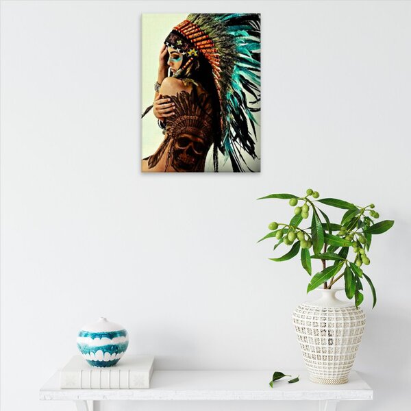 Obraz na plátně - Indigenous Woman 03 - 30x40 cm