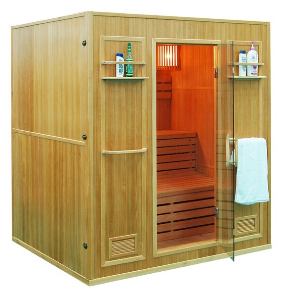M-Spa - HARVIA - Suchá sauna s kamny, pro 4 osoby 176 x 150 x 192cm