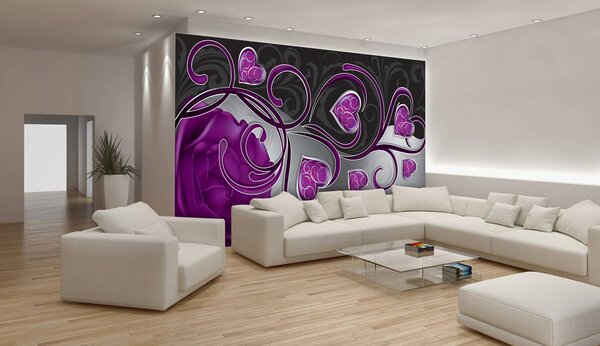 Fototapeta - Květinové umění - abstraktní (152,5x104 cm)