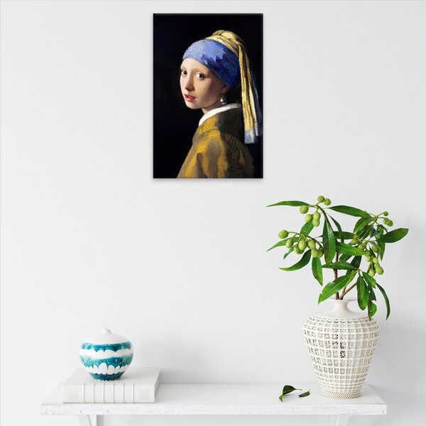 Obraz na plátně - Dívka s perlou Johannes Vermeer - 40x60 cm