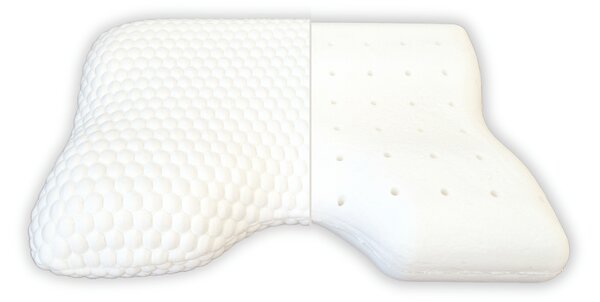 Anatomický polštář VISCO SHAPE AIR SOFT 53x40 cm z perforované líné pěny
