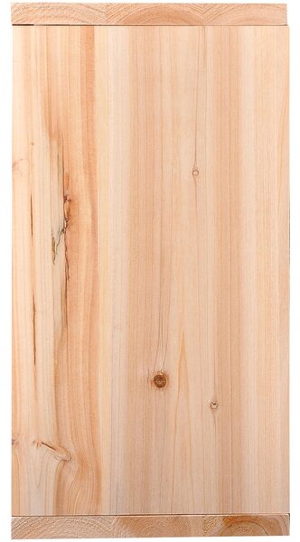 HOMCOM Stojan na víno a lahve pro 24 lahví, přírodní dřevo, 50 x 26 x 50 cm | Aosom