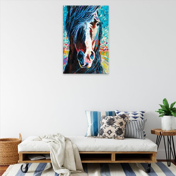 Obraz na plátně - S načesanou ofinou - 40x60 cm