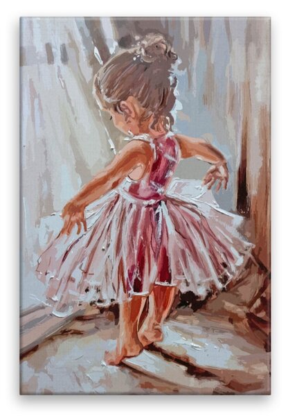 Obraz na plátně - Malá baletka 2 - 40x60 cm - CZ výroba