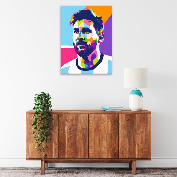 Obraz na plátně - Messi 03 - 30x40 cm - CZ výroba