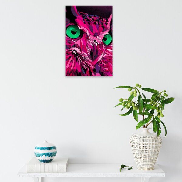 Obraz na plátně - Pohled sovy - 40x60 cm - CZ výroba