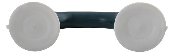 MSV madlo do koupelny SAFE, s přísavkami, bílé, ABS, 29 cm