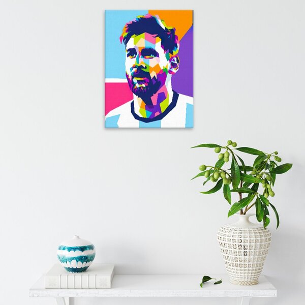 Obraz na plátně - Messi 03 - 30x40 cm - CZ výroba