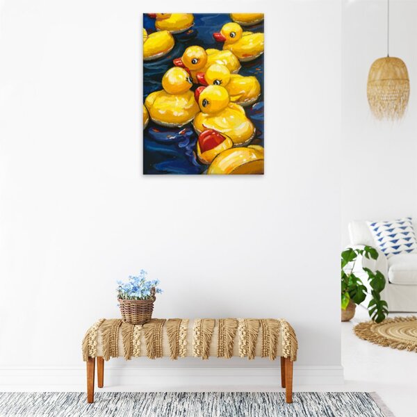 Obraz na plátně - Kačenky - 30x40 cm - CZ výroba