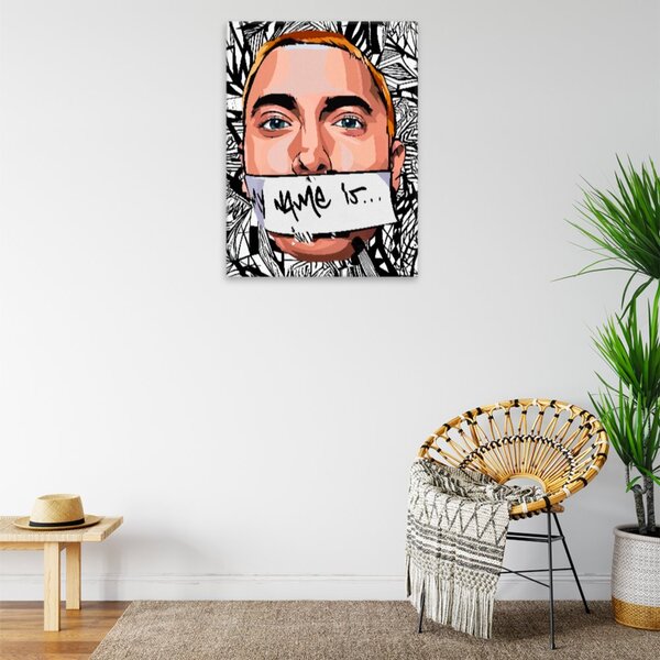 Obraz na plátně - Eminem - 30x40 cm - CZ výroba