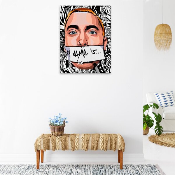 Obraz na plátně - Eminem - 30x40 cm - CZ výroba