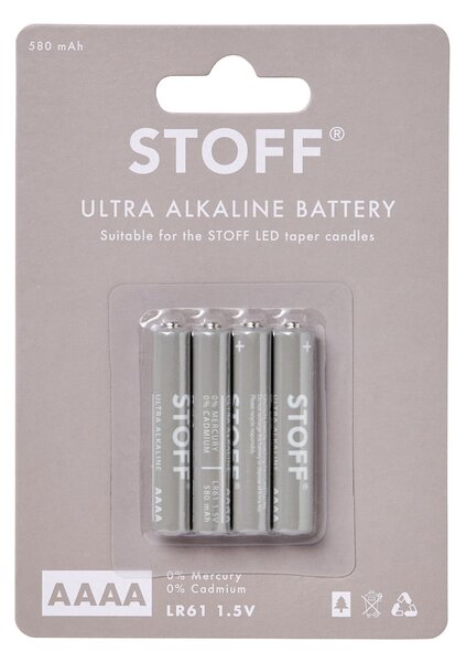 Baterie pro LED svíčky STOFF Nagel 4 × AAAA