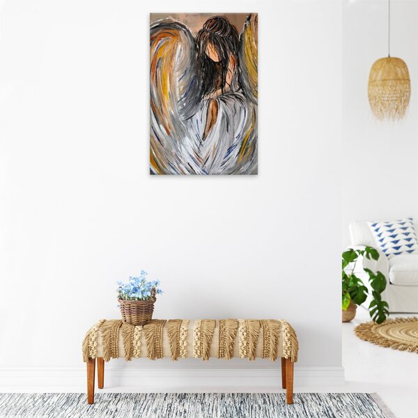 Obraz na plátně - Anděl světla - 40x60 cm - CZ výroba