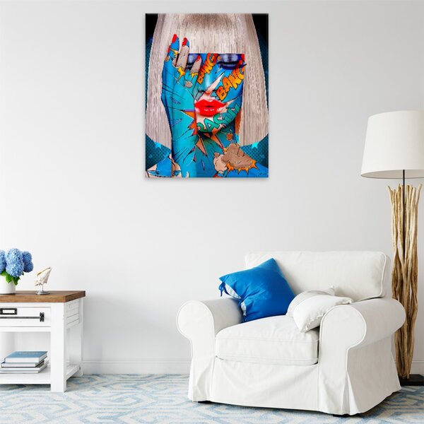 Obraz na plátně - Bang girl - 30x40 cm - CZ výroba