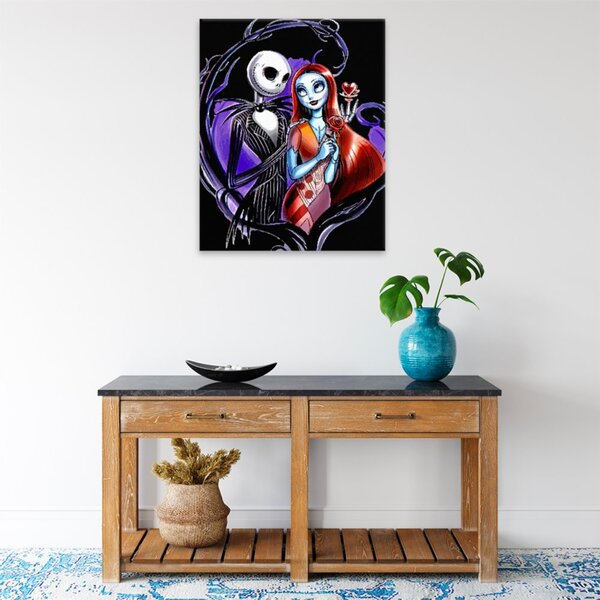 Obraz na plátně - Jack a Sally - 40x50 cm - CZ výroba