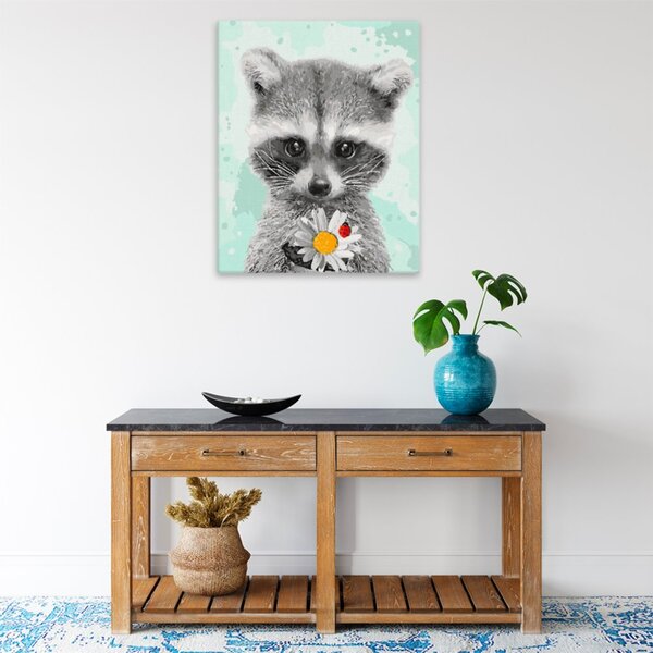Obraz na plátně - Se sedmikráskou a beruškou - 40x50 cm
