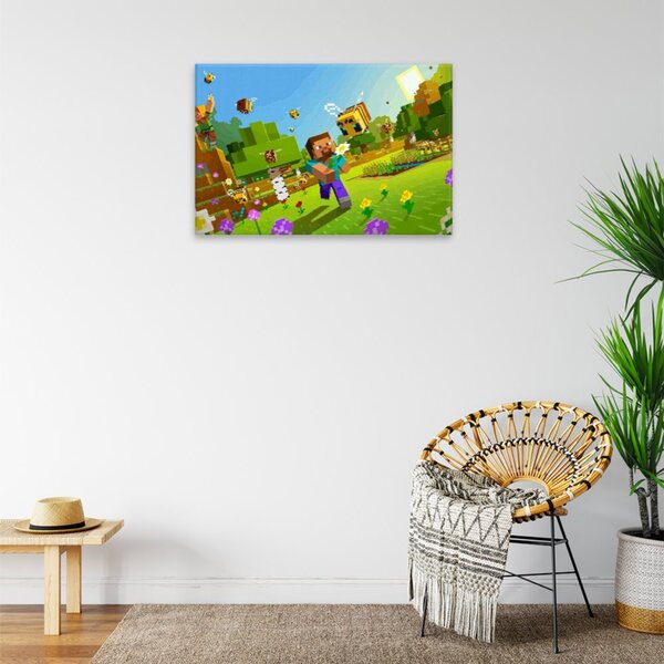 Obraz na plátně - Minecraft - 60x40 cm - CZ výroba