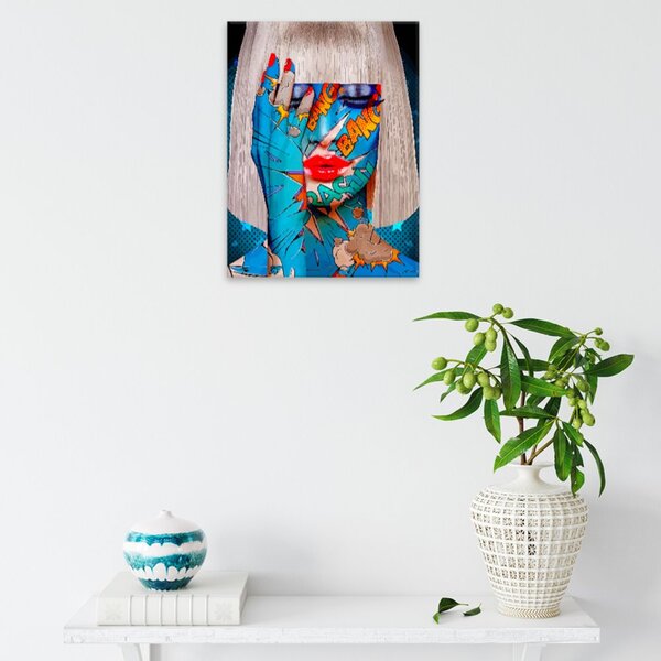 Obraz na plátně - Bang girl - 30x40 cm - CZ výroba