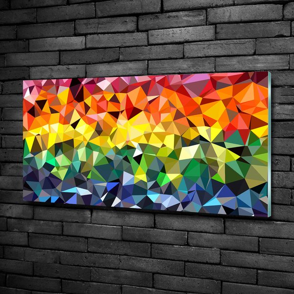 Foto obraz sklo tvrzené Geometrické pozadí osh-67222726