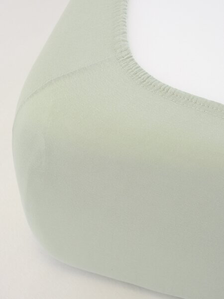 MK Lůžkoviny Jersey prostěradlo do postýlky Classic 60 × 120 cm - šalvějová