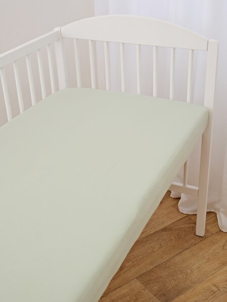 MK Lůžkoviny Jersey prostěradlo do postýlky Classic 60 × 120 cm - šalvějová