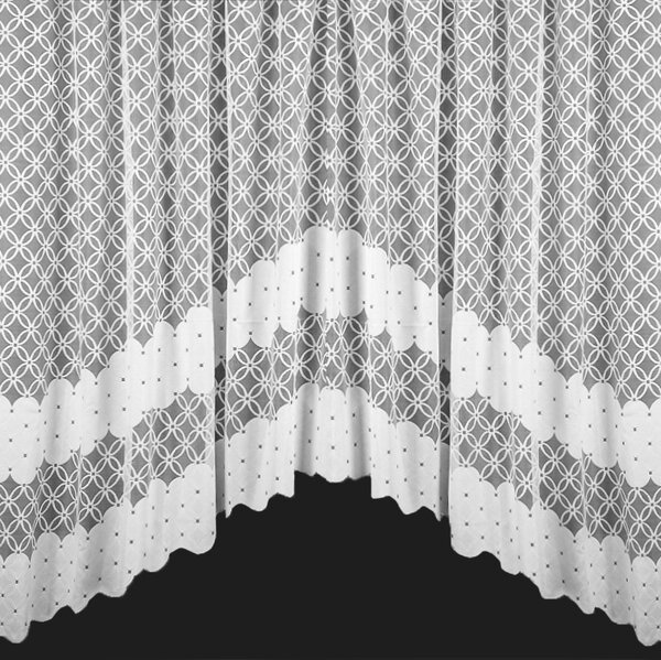 Ervi oblouková hotova záclona - 7324 - 160 x 300 cm