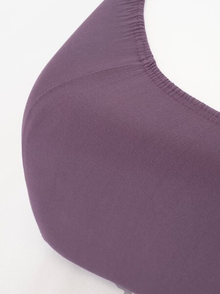 MK Lůžkoviny Jersey prostěradlo Classic 90 x 200 cm – ametystová