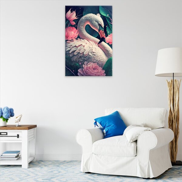 Obraz na plátně - Krásná labuť - 40x60 cm