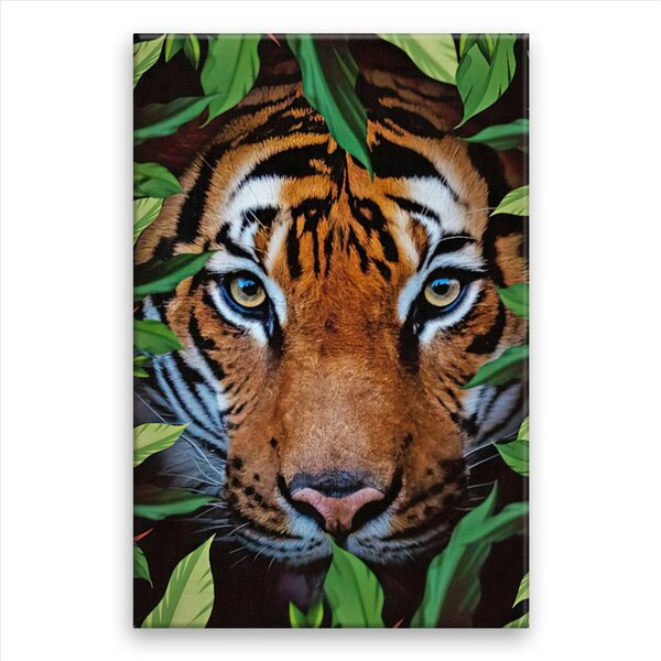 Obraz na plátně - Tygr na lovu - 40x60 cm - CZ výroba