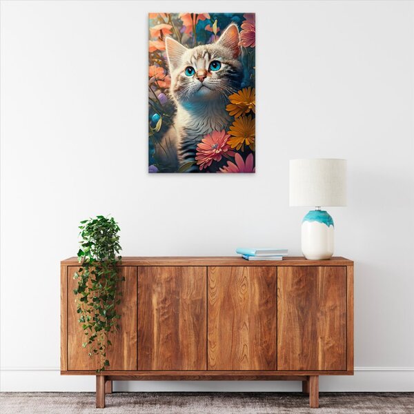 Obraz na plátně - Ztracené kotě - 40x60 cm