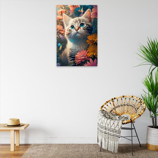 Obraz na plátně - Ztracené kotě - 40x60 cm