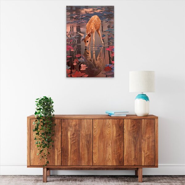 Obraz na plátně - Koloušek v lese - 40x60 cm
