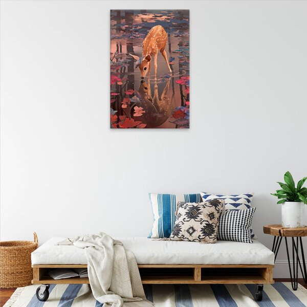 Obraz na plátně - Koloušek v lese - 40x60 cm