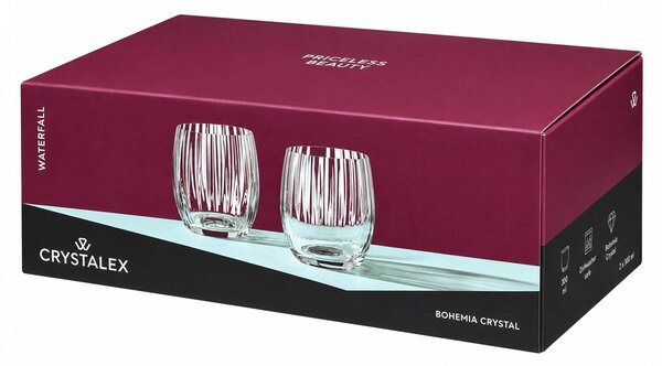 Crystalex sklenice Waterfall 300 ml 6 ks