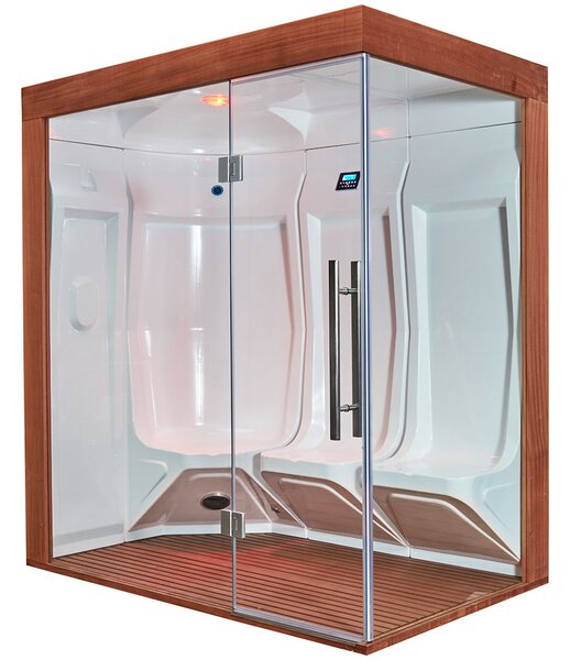 M-SPA - Parní sauna pro 3 osoby 118 x 195 x 210 cm ľavá