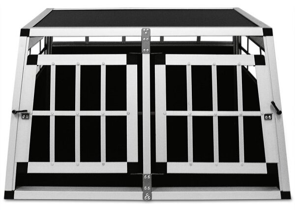 DEU874 cestovní box, přepravka pro psa L 89x69x50cm přepážka