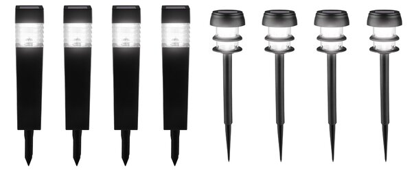 Livarno® Solární LED svítidlo, 4dílná sada (100397671)