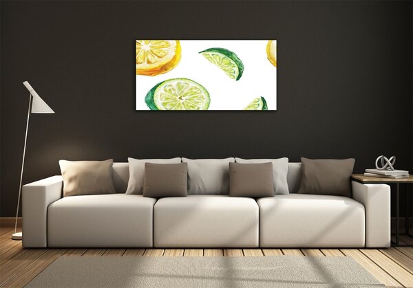 Fotoobraz na skle Citron a limetka osh-67543489