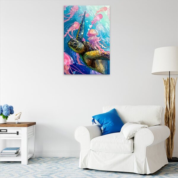 Obraz na plátně - Kareta s medúzou - 40x60 cm