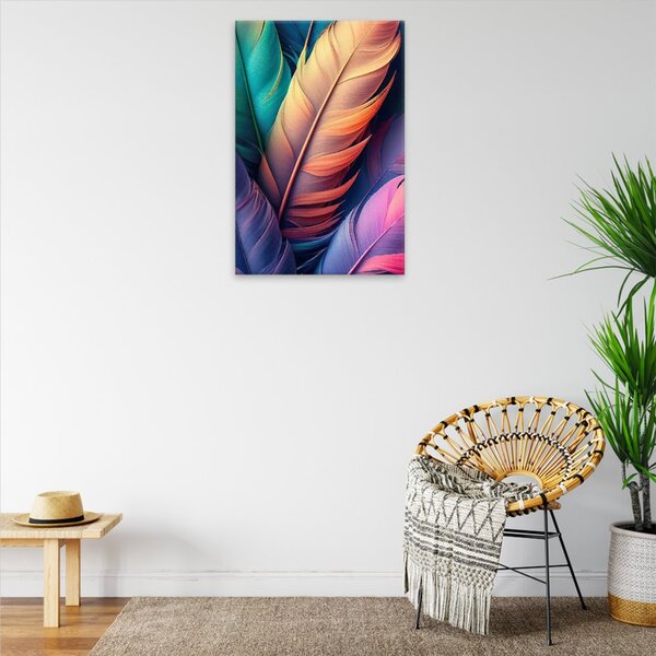 Obraz na plátně - Pírka - 40x60 cm - CZ výroba