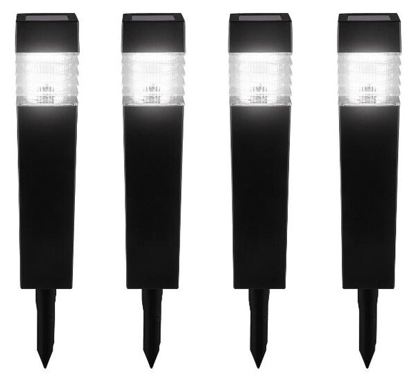 Livarno® Solární LED svítidlo, 4dílná sada (obdélník) (100397671001)