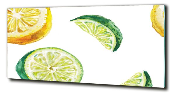 Fotoobraz na skle Citron a limetka osh-67543489