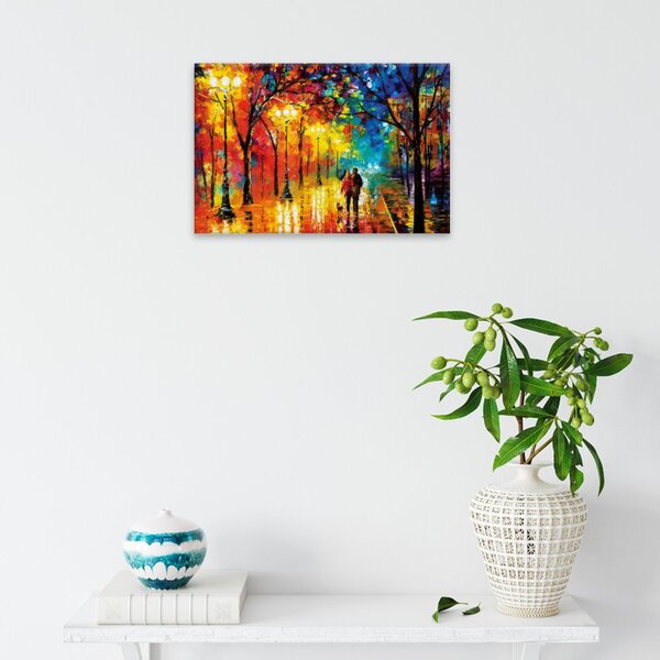 Obraz na plátně - Na večerní procházce - 60x40 cm